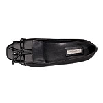 Patent leather flat, Calvin Klein Collection.