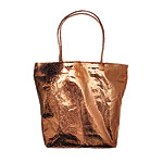 Python-embossed leather Shopping tote, Carlos Falchi.