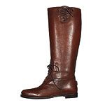 Leather Sanderson boot, Ralph Lauren.