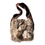 Faux fur and suede Brenda bag, Ugg Australia.