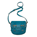 Leather Besace satchel, Yves Saint Laurent.