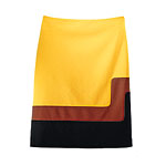 Polyester-rayon Ponte skirt, Ann Taylor Loft.