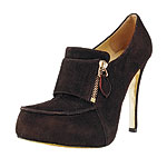 Suede Zippie shoes, Zigi N.Y..