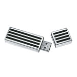 Sterling silver and lacquer 1G USB flash drive, Christofle.