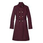 Wool-polyester coat, Nine West.