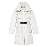 Cotton-nylon coat, DKNY.