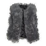 Faux-fur vest, Kate Moss for Topshop.