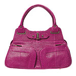 Westbourne bag in pink python, Notting Hill Design.