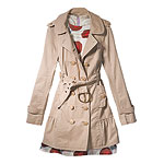 Cotton and polyester trench coat, Juicy Couture.