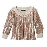 Sequined cashmere cropped cardigan, Christopher Fischer.