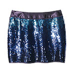 Sequined miniskirt, Express.