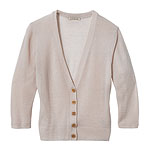Cashmere Cardigan, White + Warren.