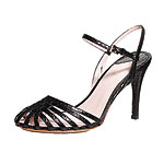 Snakeskin Adrianna sandals, Elie Tahari.