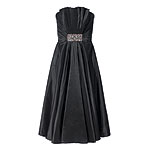 Silk dress, Badgley Mischka Platinum.