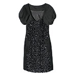 Sequined silk dress, Hanii Y..