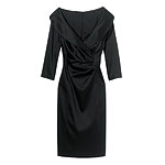 Acetate-polyester dress, Kay Unger New York.