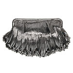 Metallic snake clutch, Katherine Kwei.