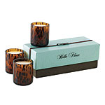 Jasmine Verbena, Orange Blossom Pomegranate and White Orchid Tea votives, Belle Fleur.