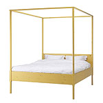 Hemnes queen-size four-poster bed frame, IKEA.