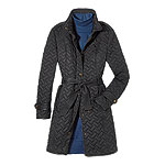 Nylon-polyester Signature quilted coat, Cole Haan.