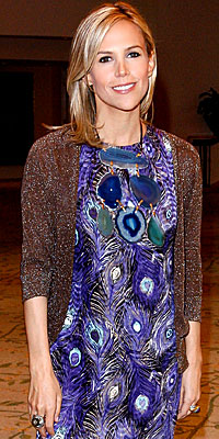 Tory Burch, peacock print, the look, star trends