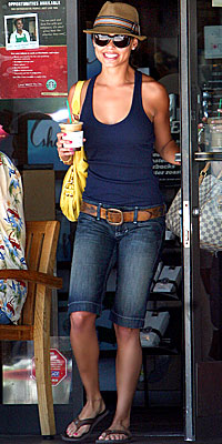 Vanessa Minnillo, straw hats, the look