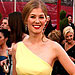 Rosamund Pike, Roland Mouret, asymmetrical necklines, oscar trends, celebrity style
