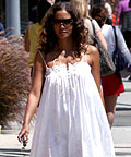 Halle Berry wearing Catherine Malandrino
