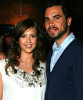 Jessica Alba, dresses, Gold Hawk
