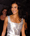 Teri Hatcher wearing Badgley Mischka