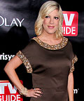 Tori Spelling wearing Alice + Olivia