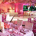 Diann Valentine pink-themed reception