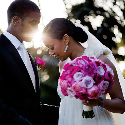 Favorite African American Celebrity Bride wedding black celebrity 