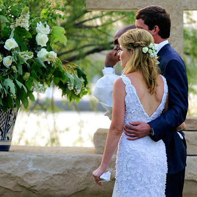 The Ceremony Decor Celebrity Wedding Jenna Bush Henry Hager InStyle 