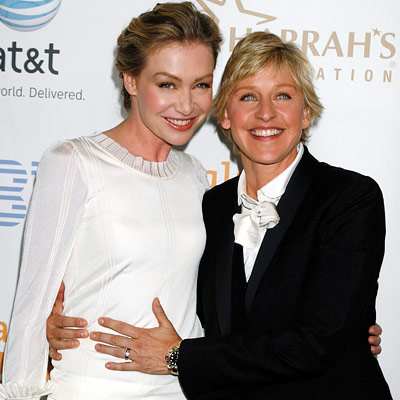 Ellen Degeneres and Portia De Rossi