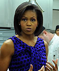 Michelle Obama wearing Jason Wu