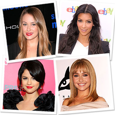 Lauren Conrad - Kim Kardashian - Selena Gomez - Hayden Panetierre