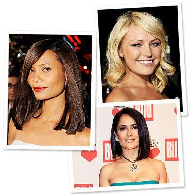 Long bob - Thandie Newton - Malin Akerman - Salma Hayek
