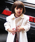 Suri Cruise wearing Best & Co
