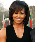 Michelle Obama wearing Azzedine Alaïa