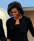 Michelle Obama wearing Azzedine Alaïa