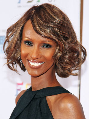 50s hairstyle. Iman - Great Hair Styles at