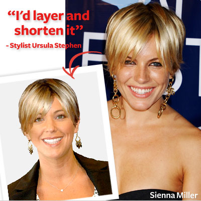 sienna miller short hairstyle. Sienna Miller - Hair