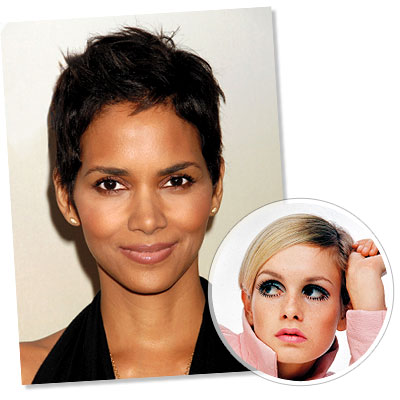 Twiggy Hairstyle 60s. The Pixie Hairstyle - Halle Berry - Twiggy - Pixie 