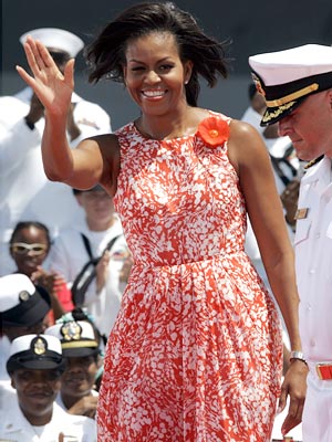 michelle obama fashion style. Michelle Obama in Talbots