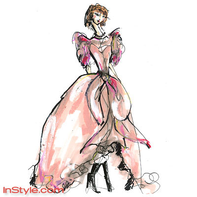  Fashion Designers Watch on Zac Posen   Fashion Designers Sketch Bella S Wedding Dress   The