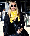 Molly Sims - Madewell - Halle Berry - Bright Scarves - Instant Outfit-Makers - Fall 09 - Trends