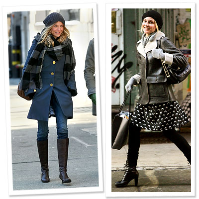 Diane Kruger - Cameron Diaz - Knit Hats - Instant Outfit-Makers - Fall 09 - Trends