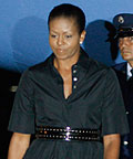 Michelle Obama wearing Azzedine Alaïa