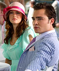 Ed Westwick  and Leighton Meester 
